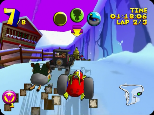 Wacky Races screenshot 3 for Sega Dreamcast